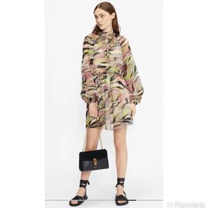 NEW Ted Baker Zeenaa Blouson Sleeve Mini Dress